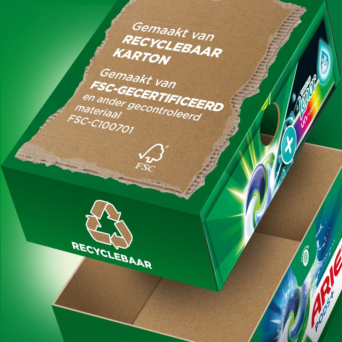 Ariel Wasmiddel Pods +Touch Van Lenor Unstoppables - Kleur - 4 X 28 Wasbeurten Voordeelverpakking 6 Ariel Wasmiddel Pods +Touch Van Lenor Unstoppables - Kleur - 4 X 28 Wasbeurten Voordeelverpakking - Afbeelding 4