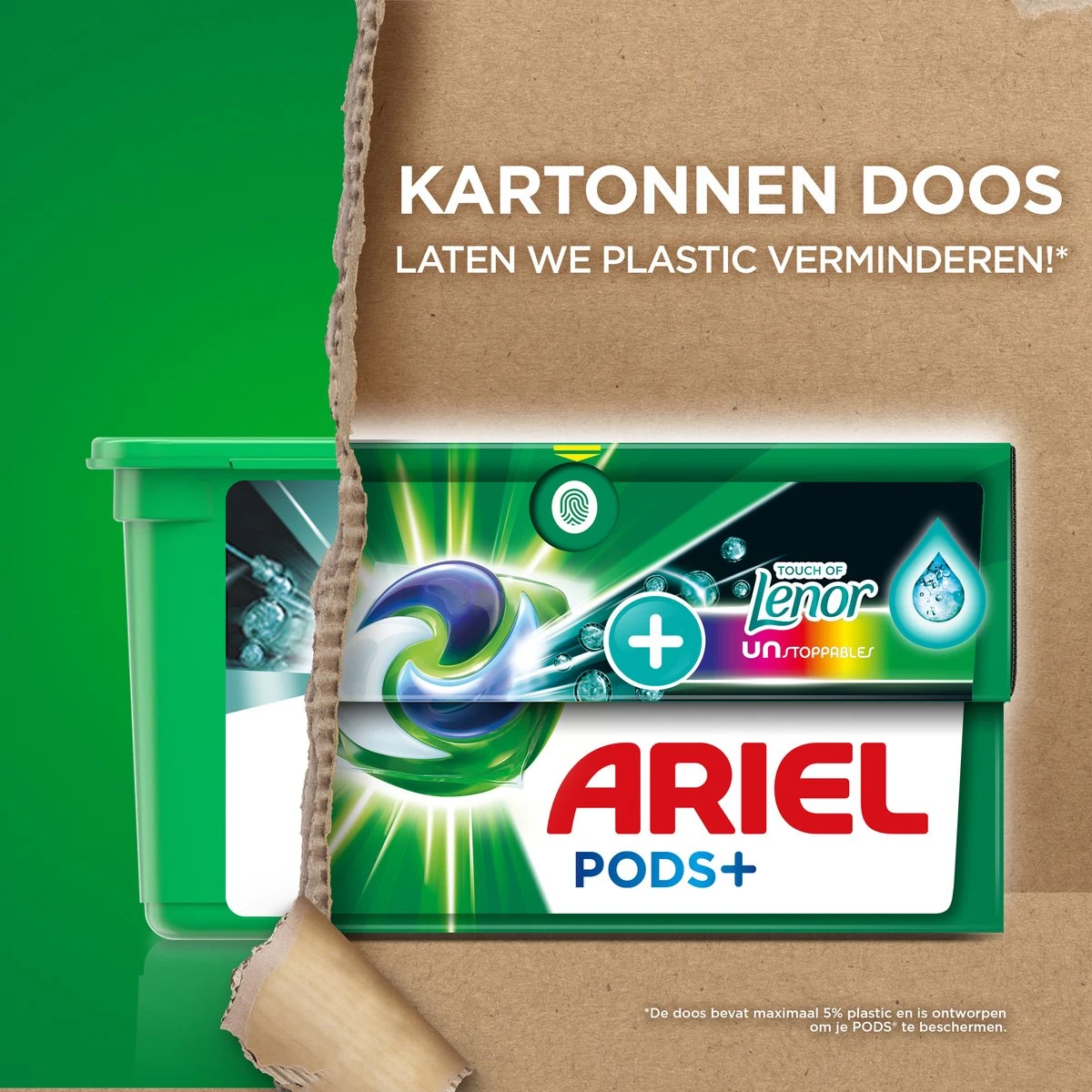 Ariel Wasmiddel Pods +Touch Van Lenor Unstoppables - Kleur - 4 X 28 Wasbeurten Voordeelverpakking 8 Ariel Wasmiddel Pods +Touch Van Lenor Unstoppables - Kleur - 4 X 28 Wasbeurten Voordeelverpakking - Afbeelding 6