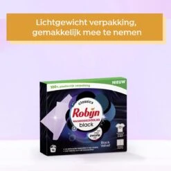 Robijn Classics Black Velvet Wasmiddeldoekjes - 4 X 16 Wasstrips - Voordeelverpakking -Thuis Wassen 1200x1200 400