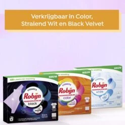 Robijn Classics Black Velvet Wasmiddeldoekjes - 4 X 16 Wasstrips - Voordeelverpakking -Thuis Wassen 1200x1200 403