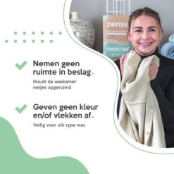 Zense Eco Wasmiddel Wasstrips - 72 Grote Wasbeurten - Lavendel - Wasmiddeldoekjes -Thuis Wassen 1200x1200 481