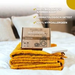 Wasmiddeldoekjes - Ongeparfumeerd Wasstrips 64 Wasbeurten – Wasmiddel Wasdoekjes - Natuurlijke Wasverzachter – Vegan – Zero Waste -Thuis Wassen 1200x1200 495
