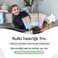 Zense Eco Wasmiddel Wasstrips - 72 Grote Wasbeurten - Ocean Breeze -Thuis Wassen 1200x1200 513