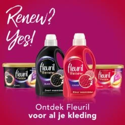 Fleuril Renew Color Caps - Wasmiddel Capsules - Voordeelverpakking - 8 X 12 Wasbeurten -Thuis Wassen 1200x1200 525