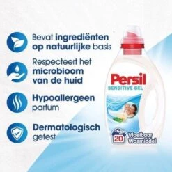 Persil® Persil Gel Sensitive - Vloeibaar Wasmiddel - Gevoelige Huid En Baby - Voordeelverpakking - 3 X 20 Wasbeurten -Thuis Wassen 1200x1200 527