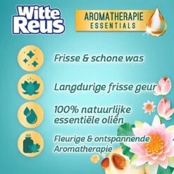 Frisse Reus Power Caps Lotus Amandel Wascapsules - Wasmiddel Capsules - Voordeelverpakking - 8 X 14 Wasbeurten -Thuis Wassen 1200x1200 578
