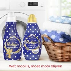 Robijn Robijn Specials Wasmiddel En Wasverzachter Pakket Voor Gekleurde Kleding Met Witte Elementen Stip En Streep Beschermt Wit In Gekleurde Kleding 2 X 18 + 30 Wasbeurten -Thuis Wassen 1200x1200 60