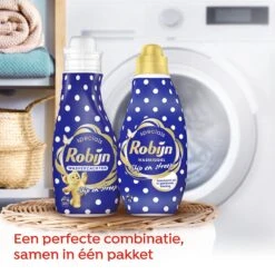 Robijn Robijn Specials Wasmiddel En Wasverzachter Pakket Voor Gekleurde Kleding Met Witte Elementen Stip En Streep Beschermt Wit In Gekleurde Kleding 2 X 18 + 30 Wasbeurten -Thuis Wassen 1200x1200 61