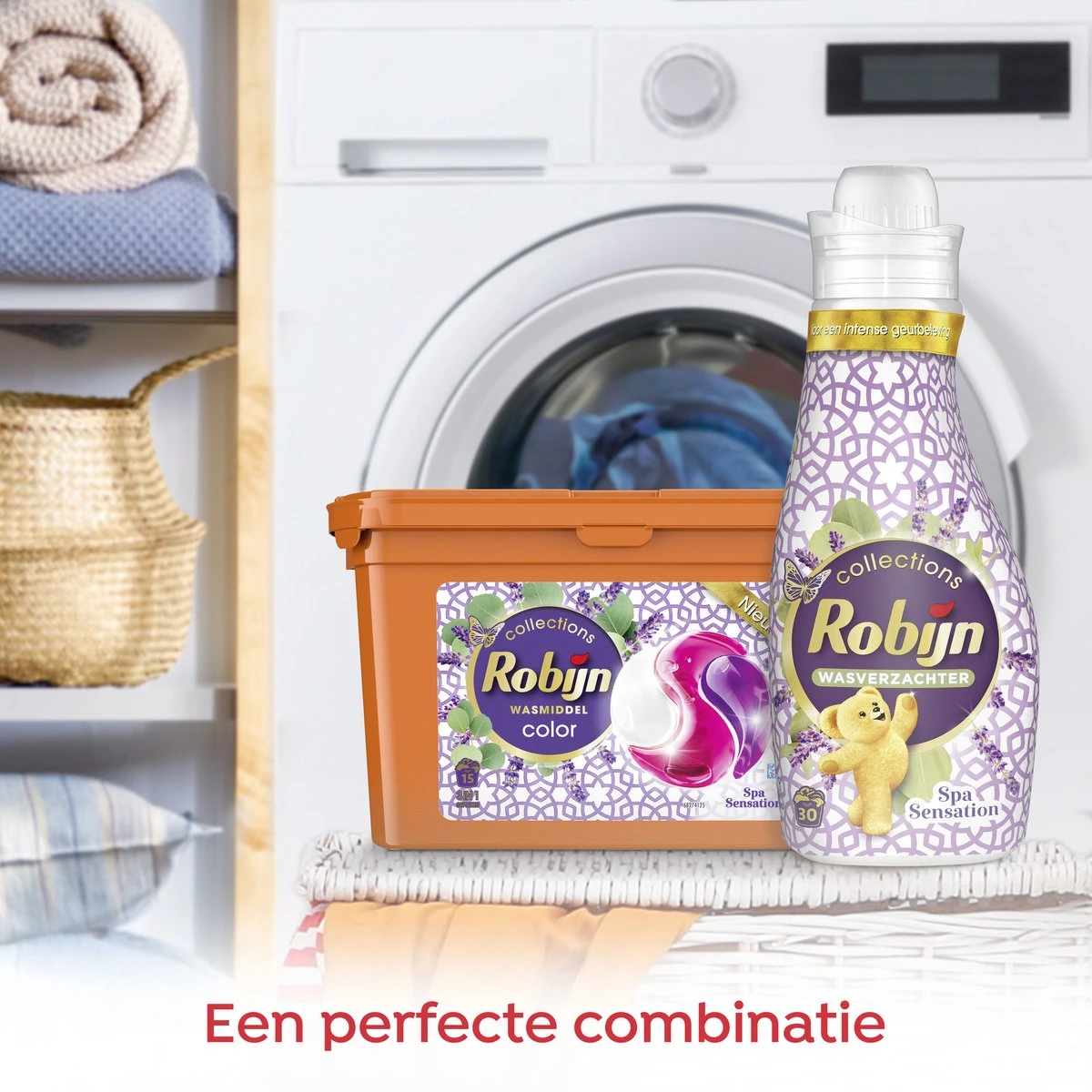 Robijn Spa Sensation 3 In 1 Wascapsules - 4 X 15 Wasbeurten - Voordeelverpakking 5 Robijn Spa Sensation 3 In 1 Wascapsules - 4 X 15 Wasbeurten - Voordeelverpakking - Afbeelding 3