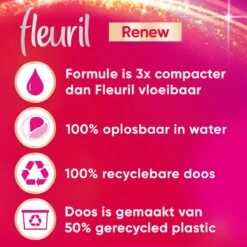 Fleuril Renew Color - Vloeibaar Wasmiddel - Voordeelverpakking - 65 Wasbeurten -Thuis Wassen 1200x1200 725