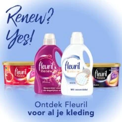 Fleuril Renew Wit - Vloeibaar Wasmiddel - Voordeelverpakking - 65 Wasbeurten -Thuis Wassen 1200x1200 896