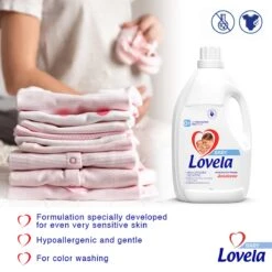 Lovela Baby - Hypoallergeen Wasmiddel Voor Het Wassen Van Gekleurde Baby- En Kinderkleding - 1.45 Liter 8 Lovela Baby - Hypoallergeen Wasmiddel Voor Het Wassen Van Gekleurde Baby- En Kinderkleding - 1.45 Liter -Thuis Wassen 1200x1200 923