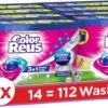 Color Reus Power Caps Wascapsules - Wasmiddel Capsules - Voordeelverpakking - 8 X 14 Wasbeurten -Thuis Wassen 1200x519 1