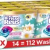 Frisse Reus Power Caps Lotus Amandel Wascapsules - Wasmiddel Capsules - Voordeelverpakking - 8 X 14 Wasbeurten -Thuis Wassen 1200x519
