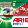 Ariel Wasmiddel Pods + Ultra Vlekverwijderaar - 4 X 28 Wasbeurten - Voordeelverpakking -Thuis Wassen 1200x584