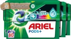 Ariel Wasmiddel Pods + Touch Of Lenor – 4 X 20 Wasbeurten – Voordeelverpakking