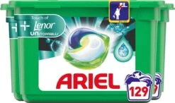 Ariel All In 1 Wasmiddel Pods + Lenor Unstoppables - 3 X 43 Wasbeurten – Voordeelverpakking -Thuis Wassen 1200x707 3