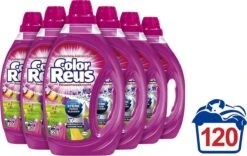 Color Reus Gel Vloeibaar Wasmiddel - Gekleurde Was - Voordeelverpakking - 120 Wasbeurten -Thuis Wassen 1200x758