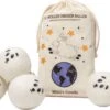 Miki's Goods® XL Wollen Drogerballen 6 Stuks - Panda Wasballen - Duurzaam - Wasbol - 100% Nieuw-Zeelandse Schapenwol - Wasbollen - Herbruikbaar- Droogballen - Snellere Droogtijd - Zuigt Dierenharen Op -Thuis Wassen 1200x792