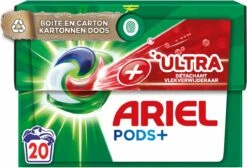 Ariel Wasmiddel Pods +Ultra Vlekverwijderaar - 4 X 20 Wasbeurten Voordeelverpakking -Thuis Wassen 1200x814 1