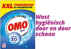 Omo Wit XXL Waspoeder 80 Wasbeurten -Thuis Wassen 1200x841