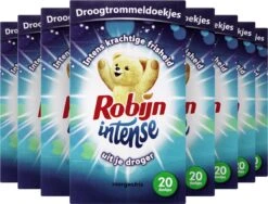 Robijn Intense Morgenfris Droogtrommeldoekjes - 9 X 20 Stuks - Voordeelverpakking -Thuis Wassen 1200x914