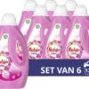 Robijn Color Pink Sensation Vloeibaar Wasmiddel - 6 X 20 Wasbeurten - Voordeelverpakking -Thuis Wassen 1200x961 3