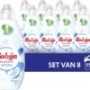 Robijn Klein & Krachtig Stralend Wit Vloeibaar Wasmiddel - 8 X 19 Wasbeurten - Voordeelverpakking -Thuis Wassen 1200x971