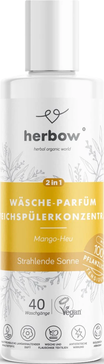 Herbow Proefpakket Wasparfum 6 Stuks 200ml (totaal 1200ml) 5 Herbow Proefpakket Wasparfum 6 Stuks 200ml (totaal 1200ml) - Afbeelding 3