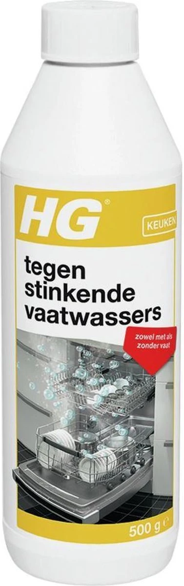 HG Tegen Stinkende Vaatwassers - 500gr - Voor Een Schone En Fris Ruikende Vaatwasser - Voor 12 Behandelingen 6 HG Tegen Stinkende Vaatwassers - 500gr - Voor Een Schone En Fris Ruikende Vaatwasser - Voor 12 Behandelingen - Afbeelding 4