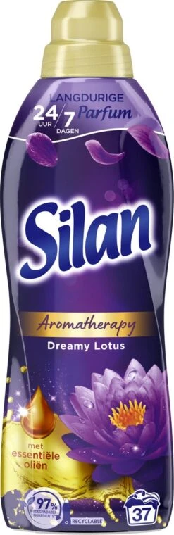 Silan Aroma Therapy Dreamy Lotus Wasverzachter - 6 X 37 Wasbeurten - Voordeelverpakking -Thuis Wassen 390x1200