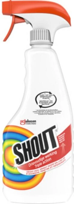Mr Muscle Shout Vlekkenoplosser Triple Action - Spray - 2 X 500 Ml -Thuis Wassen 436x1200 1