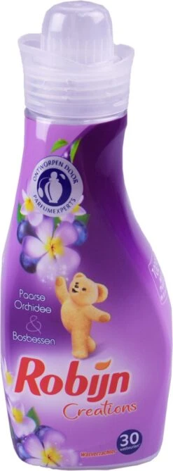Robijn Creations Paarse Orchidee & Bosbessen - 30 Wasbeurten - Wasverzachter -Thuis Wassen 443x1200