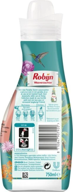 Robijn Collections Paradise Secret Wasverzachter - 4 X 30 Wasbeurten - Voordeelverpakking -Thuis Wassen 456x1200