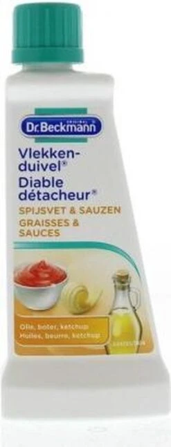 Dr. Beckmann Vlekkenduivel Spijsvet & Sauzen 50 Ml 12 Dr. Beckmann Vlekkenduivel Spijsvet & Sauzen 50 Ml -Thuis Wassen 458x1200