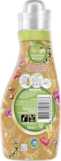 Robijn Collections Bohemian Blossom Wasverzachter - 8 X 30 Wasbeurten - Voordeelverpakking -Thuis Wassen 460x1200 1