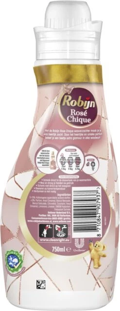 Robijn Collections Rosé Chique Wasverzachter - 4 X 750 Ml - Voordeelverpakking -Thuis Wassen 465x1200 1