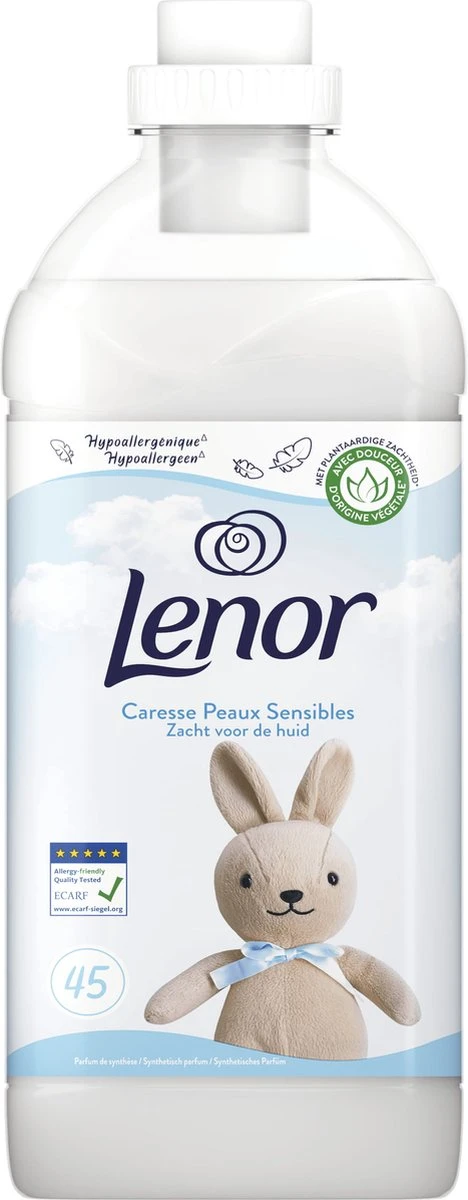 Lenor Caresse Sensitive - Wasverzachter - Voordeelverpakking 8 X 45 Wasbeurten 4 Lenor Caresse Sensitive - Wasverzachter - Voordeelverpakking 8 X 45 Wasbeurten - Afbeelding 2