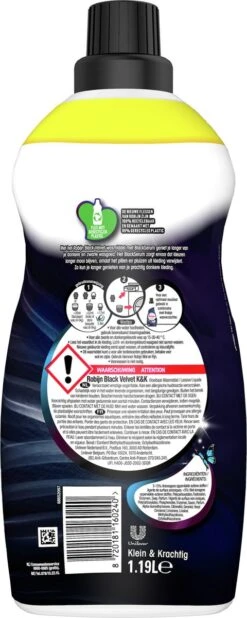 Robijn Klein & Krachtig Wasmiddel Black Velvet 1,19 Liter -Thuis Wassen 480x1200 7