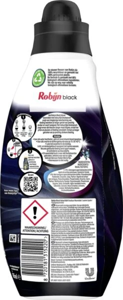 Robijn Klein & Krachtig Classics Black Velvet Vloeibaar Wasmiddel - 8 X 19 Wasbeurten - Voordeelverpakking -Thuis Wassen 494x1200 6