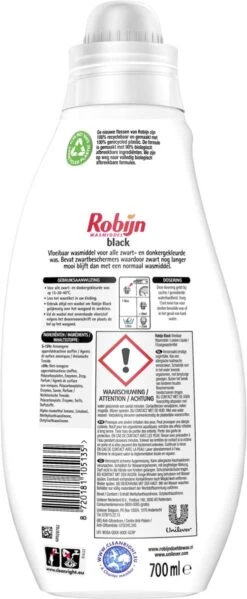 Robijn Vloeibaar Wasmiddel Black 8 X 700ml 112 Wasbeurten -Thuis Wassen 495x1200 10