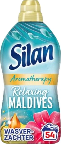 Silan Aroma Therapy Relaxing Maldives Wasverzachter - 8 X 54 Wasbeurten - Voordeelverpakking -Thuis Wassen 511x1200 1