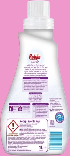 Robijn Wol & Fijn Vloeibaar Wasmiddel - 5 X 20 Wasbeurten - Voordeelverpakking -Thuis Wassen 545x1200