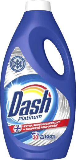 Dash Platinum Vloeibaar Wasmiddel - Extra Reinigingskracht - Voordeelverpakking 4 X 30 Wasbeurten -Thuis Wassen 568x1200
