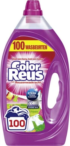 2x Witte Reus Vloeibaar Wasmiddel Color Reus 5 Liter -Thuis Wassen 581x1200