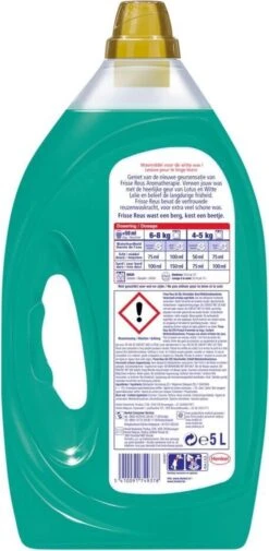 Frisse Reus Lotus Amandel Gel Vloeibaar Wasmiddel - Witte Was - Voordeelverpakking - 100 Wasbeurten -Thuis Wassen 587x1200