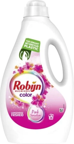 Robijn Color Pink Sensation Vloeibaar Wasmiddel - 5 X 36 Wasbeurten - Voordeelverpakking -Thuis Wassen 616x1200 8