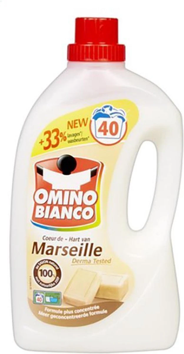 Omino Bianco Marseille - 2L/40 Wasbeurten 4 Omino Bianco Marseille - 2L/40 Wasbeurten - Afbeelding 2