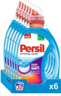 Persil® Persil Active Gel Color - Vloeibaar Wasmiddel - Voordeelverpakking - 6 X 20 Wasbeurten -Thuis Wassen 761x1200