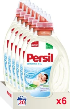 Persil® Persil Sensitive Gel - Vloeibaar Wasmiddel - Baby En Gevoelige Huid - Voordeelverpakking - 6 X 20 Wasbeurten -Thuis Wassen 775x1200